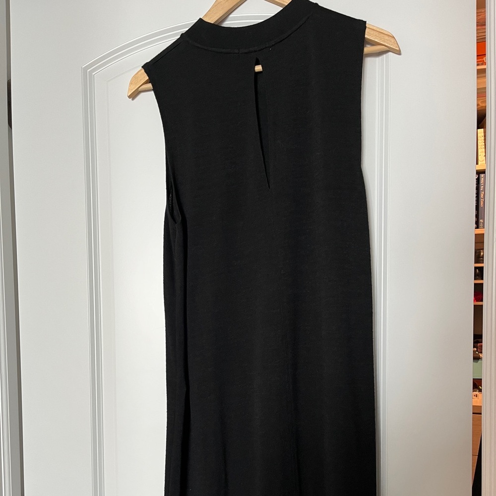 Black sheath dress
